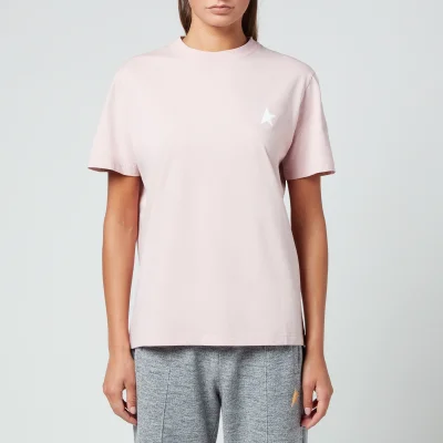 Golden Goose Women's Star W'S Regular T-Shirt - Pink Lavander/White