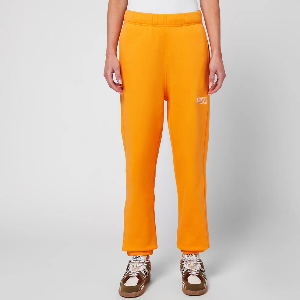 Ganni Women's Software Isoli Sweatpants - Bright Marigold Image 1