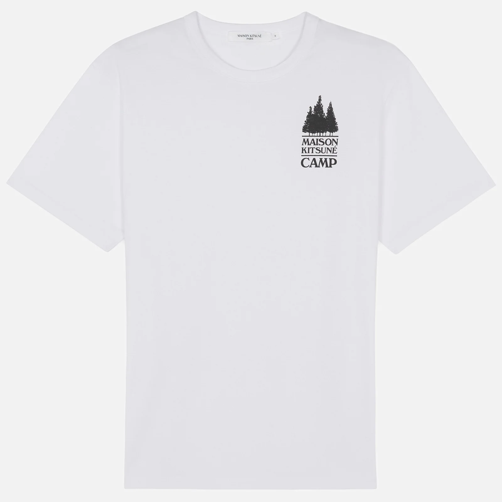 Maison Kitsuné Men's Mini Camp T-Shirt - White Image 1