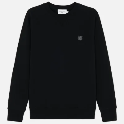 Maison Kitsuné Men's Monochrome Fox Head Sweatshirt - Black