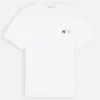 Maison Kitsuné Men's Double Monochrome Fox Head Patch T-Shirt - White - Image 1