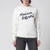 Maison Kitsuné Women's Handwriting Sweatshirt - Ecru - Image 1