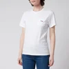 Maison Kitsuné Women's Tricolor Fox Patch Pocket T-Shirt - White - XS - Image 1