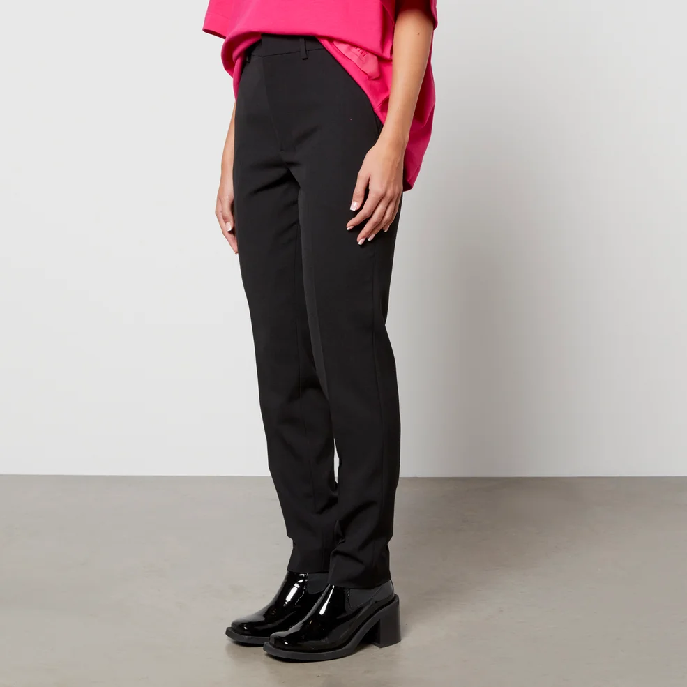 AMI Women's Cigarette Fit Trousers - Black Image 1
