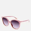Gucci Women's Cat Eye Acetate Frames Sunglasses - Pink/Pink/Violet - Image 1
