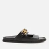 Bally Women's Emma Leather Double Strap Sandals - Black - Image 1