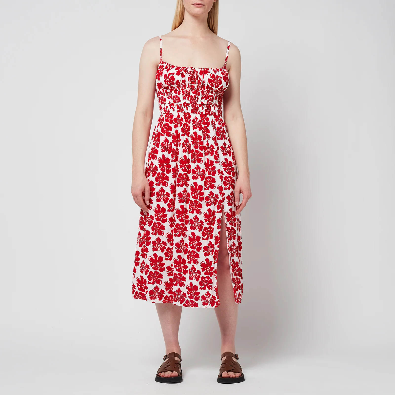 Faithfull The Brand Women's Orsitta Midi Dress - La Presa Floral Print Image 1