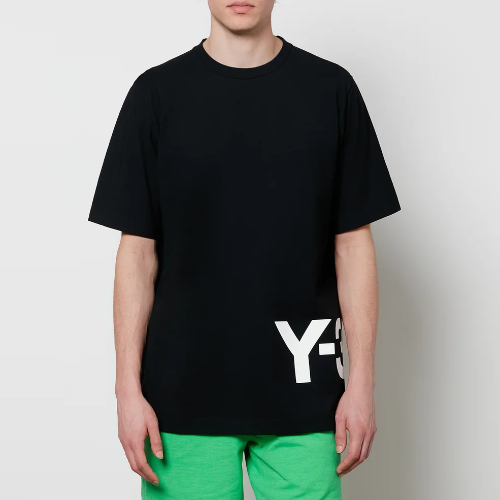 Y-3 Men's Large Logo T-Shirt - Black Image 1