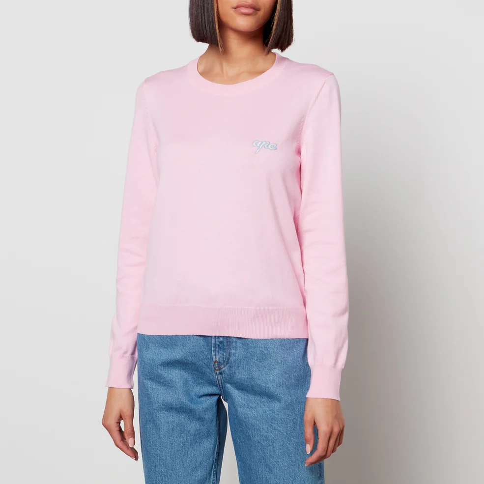 A.P.C. Women's Bea Knitted Jumper - Pink Image 1