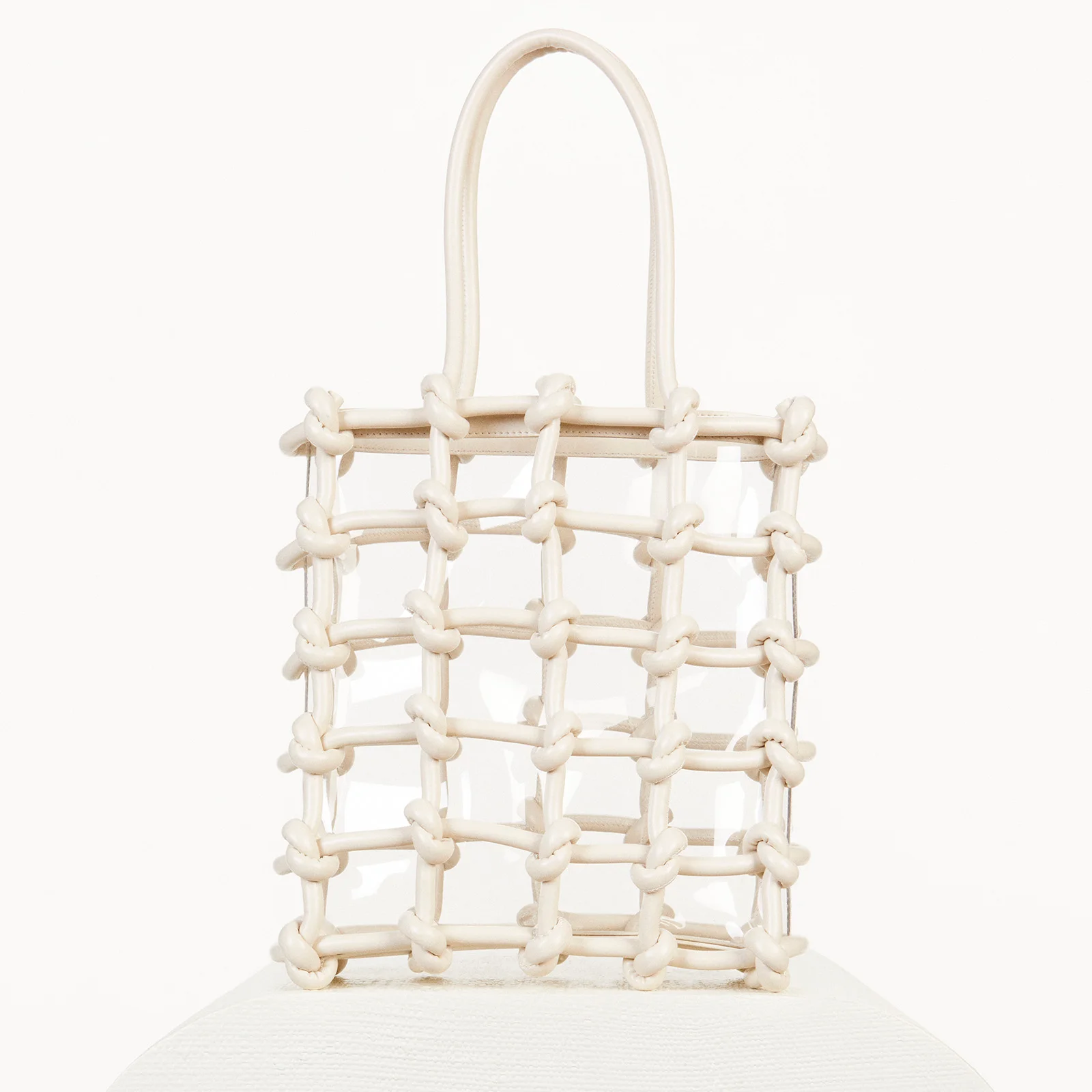 Cult Gaia Women's Enzo North-South Tote - Off White Image 1