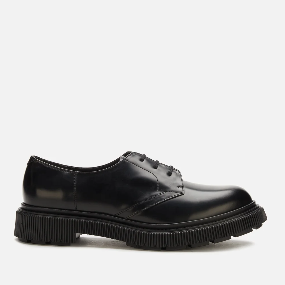 Adieu Men's Type 132 Leather Derby Shoes - Black Image 1