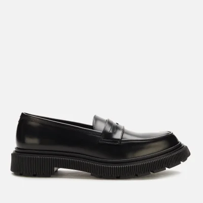 Adieu Men's Type 159 Leather Loafers - Black