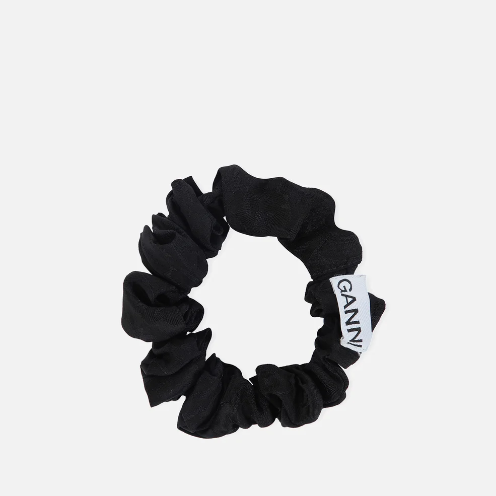 Ganni Women's Scrunchie - Black Image 1