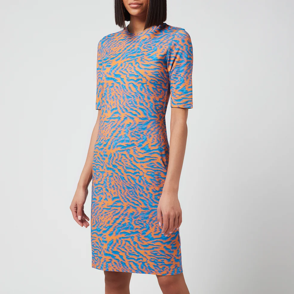 PS Paul Smith Women's Printed Dress - Orange Image 1