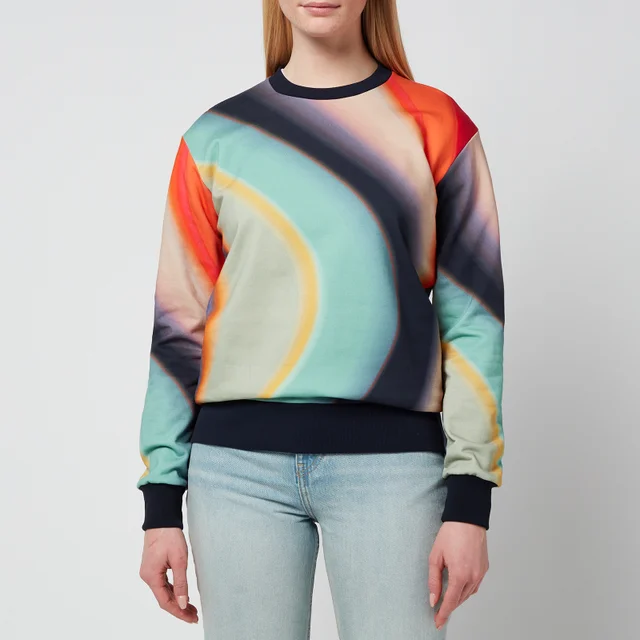 PS Paul Smith Women's Spray Swirl Print Sweatshirt - Multicolour