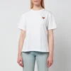PS Paul Smith Women's Swirl Heart T-Shirt - White - Image 1