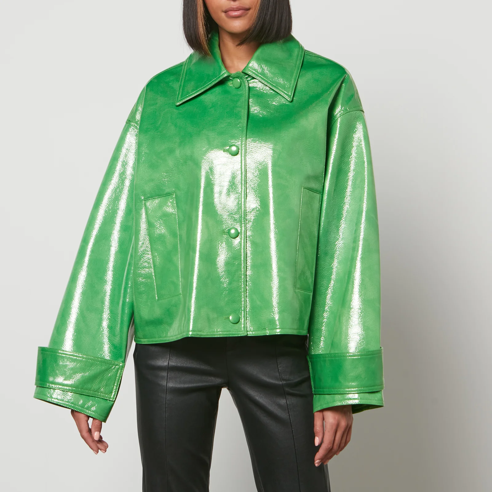 Stand Studio Women's Charleen Jacket - Bright Green Image 1