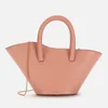 Little Liffner Women's Chained Open Tulip Tote Micro Bag - Dusty Pink - Image 1