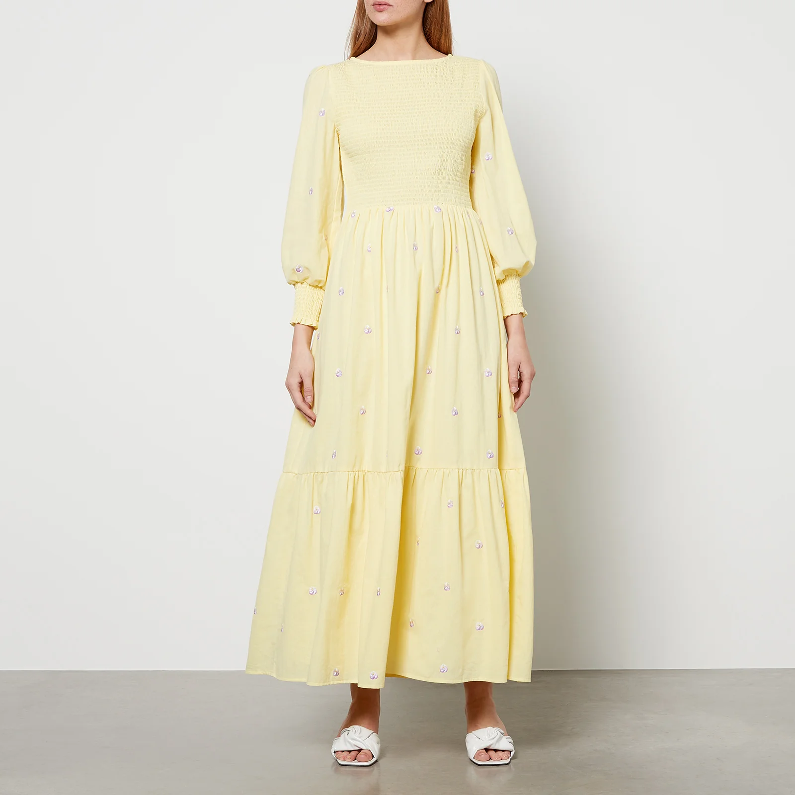 Olivia Rubin Women's Sadie Midi Dress - Yellow Image 1