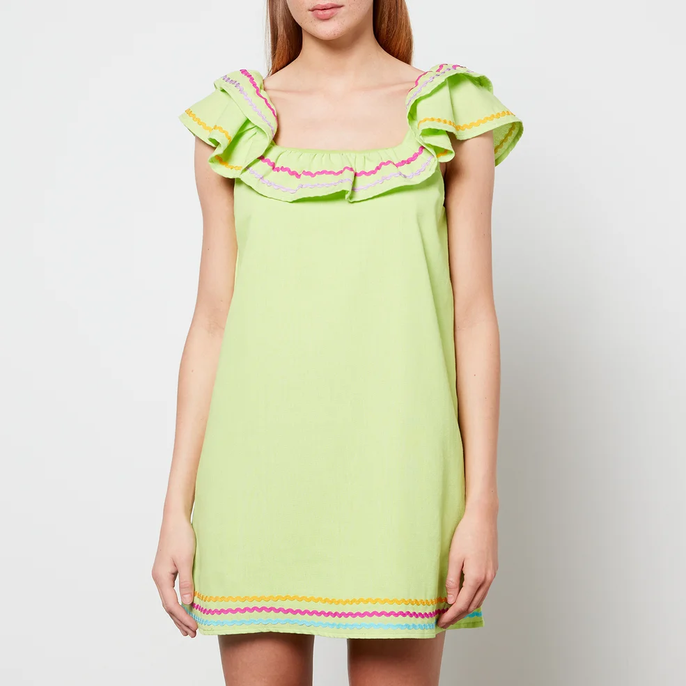 Olivia Rubin Women's Tulip Mini Dress - Green Image 1