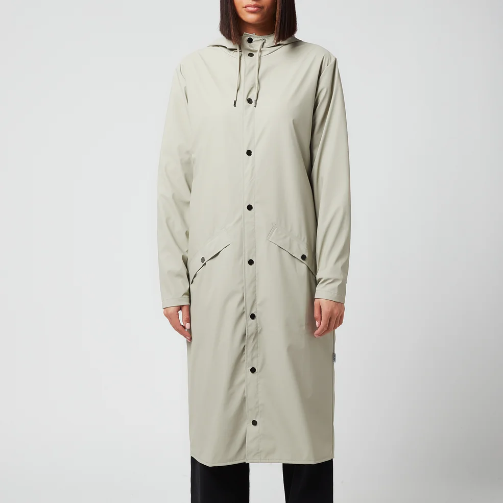 Rains Women's Longer Jacket - Cement Image 1