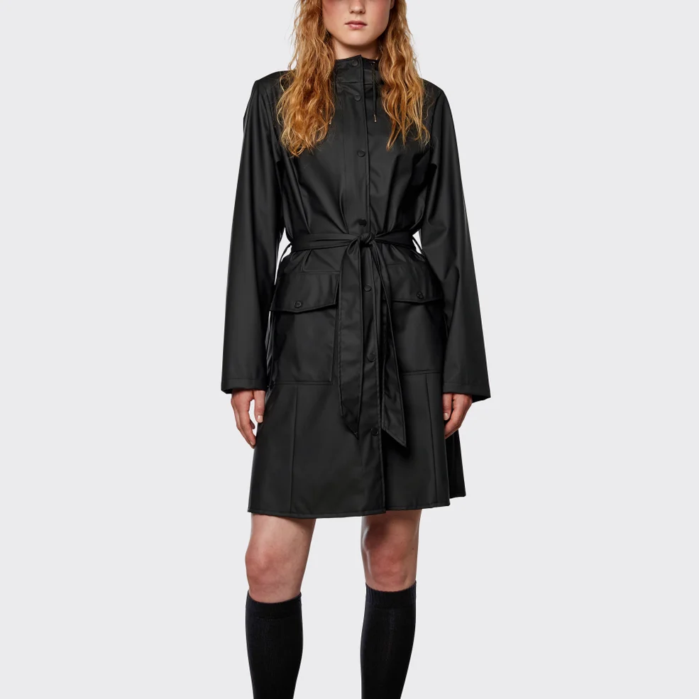 Rains Women's Curve Jacket - Black - XS Image 1