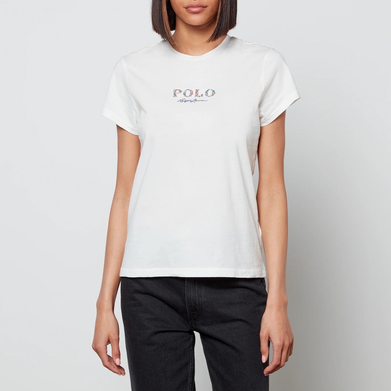 Polo Ralph Lauren Women's Polo Logo T-Shirt - Deckwash White Image 1