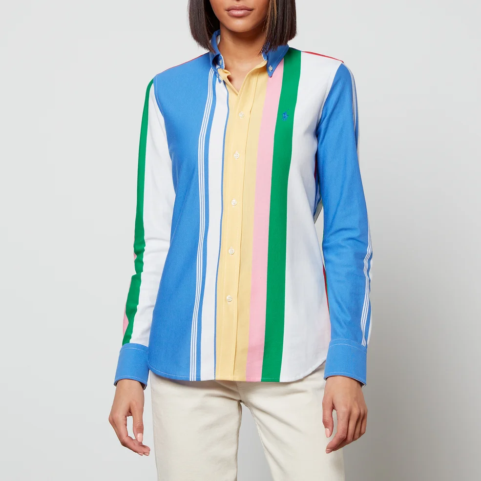 Polo Ralph Lauren Women's Heidi Stripe Shirt - Multi Stripe Image 1