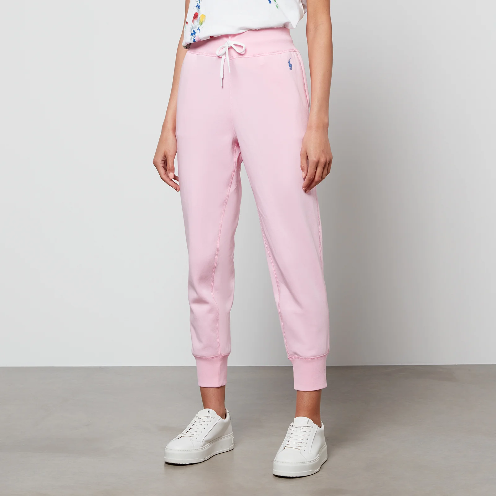 Polo Ralph Lauren Women's Logo Sweatpants - Carmel Pink Image 1