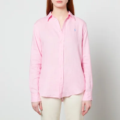 Polo Ralph Lauren Women's Relaxed Long Sleeve Shirt - Carmel Pink