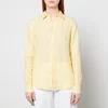 Polo Ralph Lauren Women's Relaxed Shirt - 1178 Oasis Yellow/White - Image 1