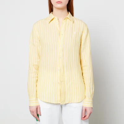 Polo Ralph Lauren Women's Relaxed Shirt - 1178 Oasis Yellow/White