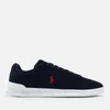 Polo Ralph Lauren Men's Heritage Court Suede Cupsole Trainers - Hunter Navy/RL200 Red - Image 1