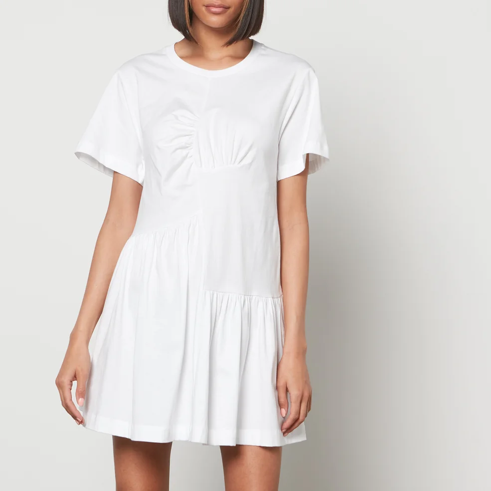 Marques Almeida Women's Panelled Gathered Dress - White Image 1