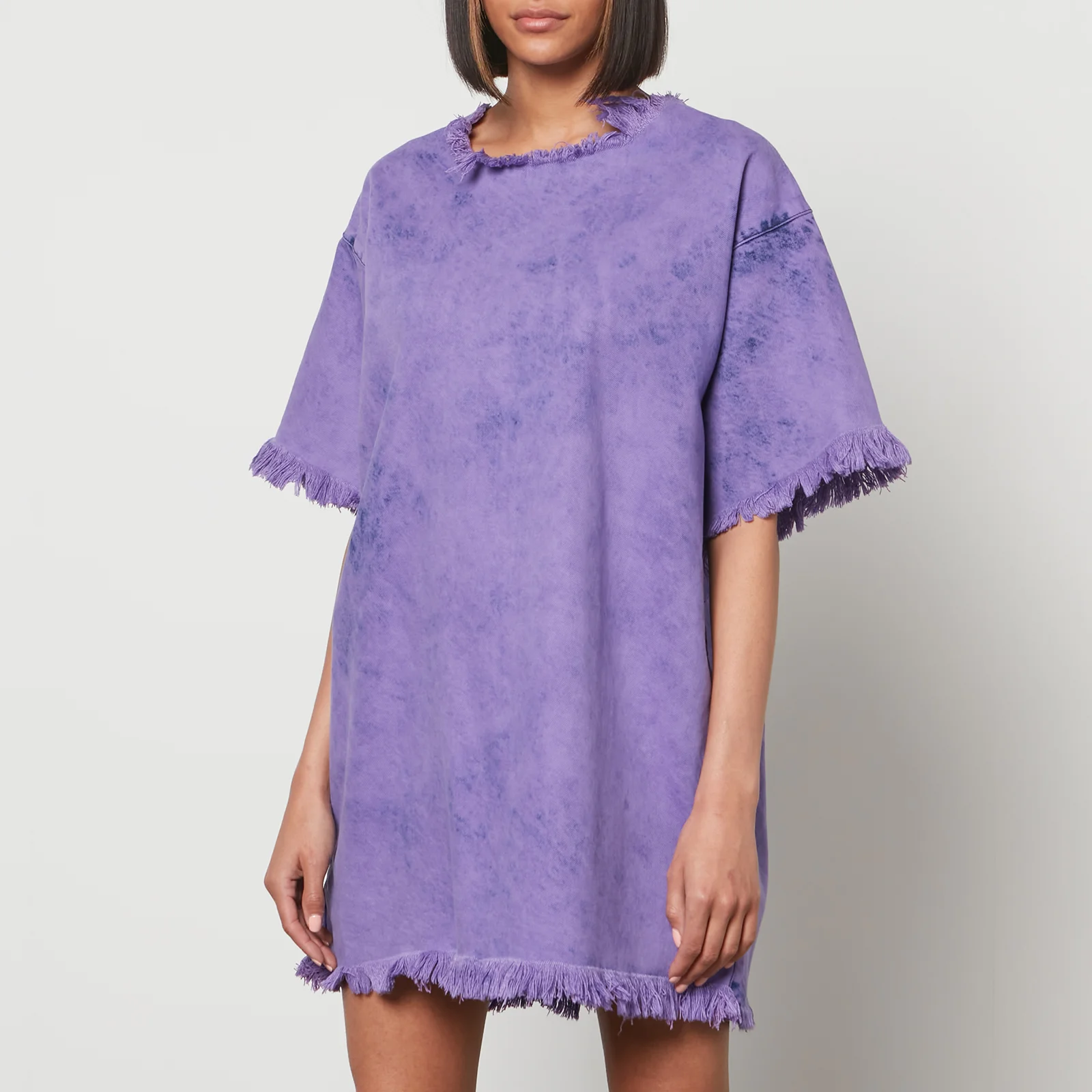 Marques Almeida Women's Oversized T-Shirt Dress - Lilac Image 1
