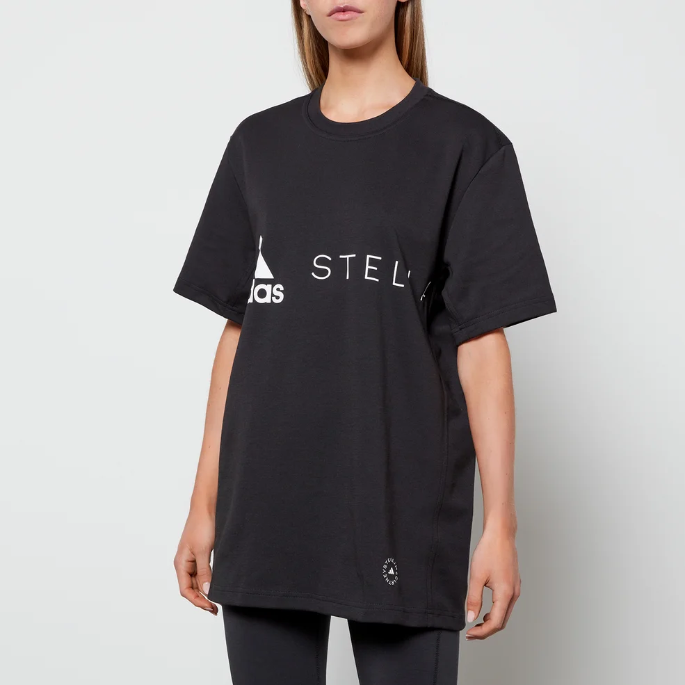 adidas by Stella McCartney Women's Sportswear Logo T-Shirt - Black Image 1