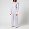 Sleeper Women's Unisex Linen Pajama Set with Pants - Lavender - Image 1