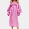 Sleeper Women's Atlanta Linen Dress - Pink - Image 1