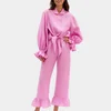 Sleeper Women's Rumba Linen Lounge Suit - Hot Pink - Image 1