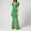 De La Vali Women's Palmera Dress - Emerald Floral - Image 1