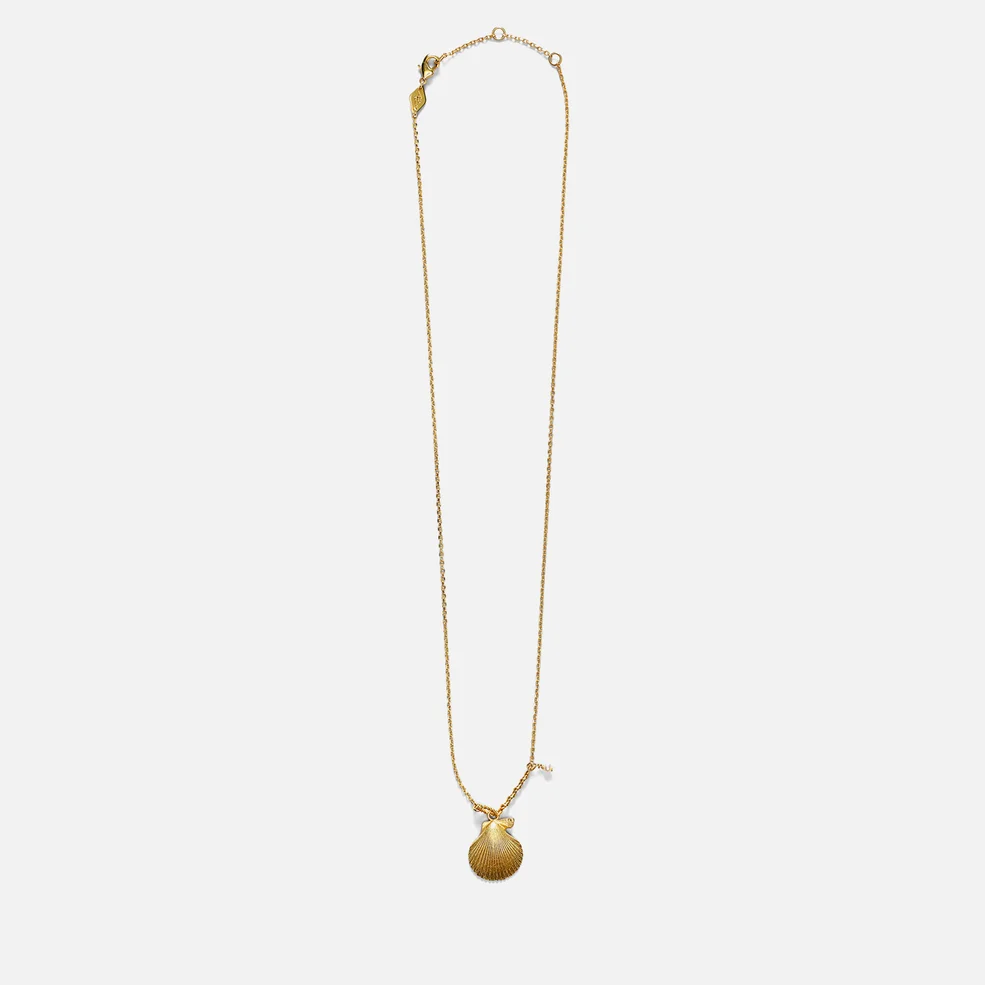 Anni Lu Women's Ray Shell Necklace - Gold Image 1