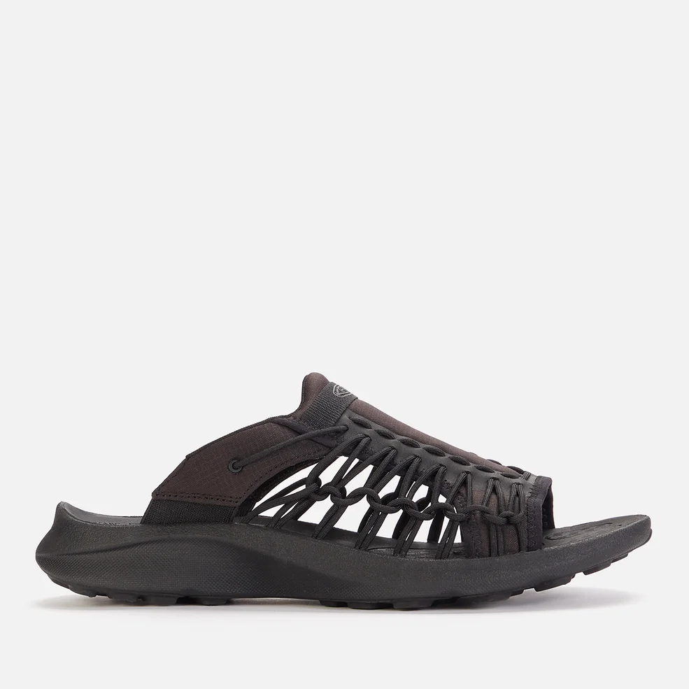 Keen Men's Uneek Sneaker Slide Sandals - Black/Black Image 1