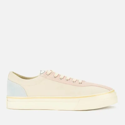 Stepney Workers Club 0's Dellow Suede Low Top Trainers - Pastel Mix