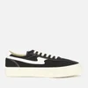 Stepney Workers Club Men's Dellow S-Strike Canvas Low Top Trainers - Black/White - Image 1