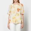See By Chloe Women's Summer Fun Fair On Georgette Top - Multicolor White - Image 1