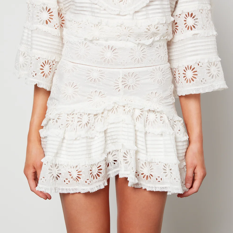 Isabel Marant Women's Diva Skirt - White Image 1