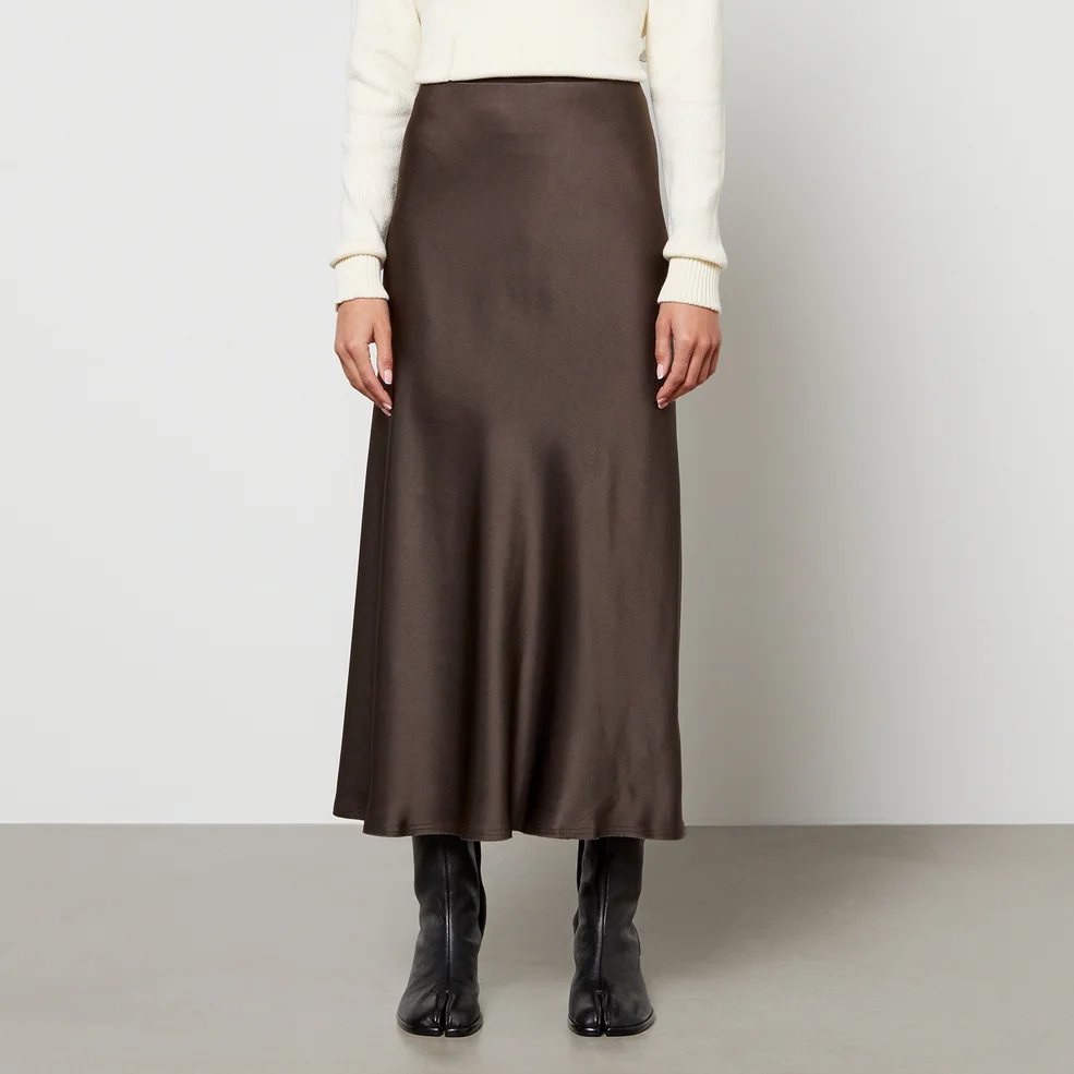 Maison Margiela Women's Midi Skirt - Brown Image 1