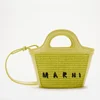 Marni Women's Mini Tropicalia Woven Bag - Lime - Image 1