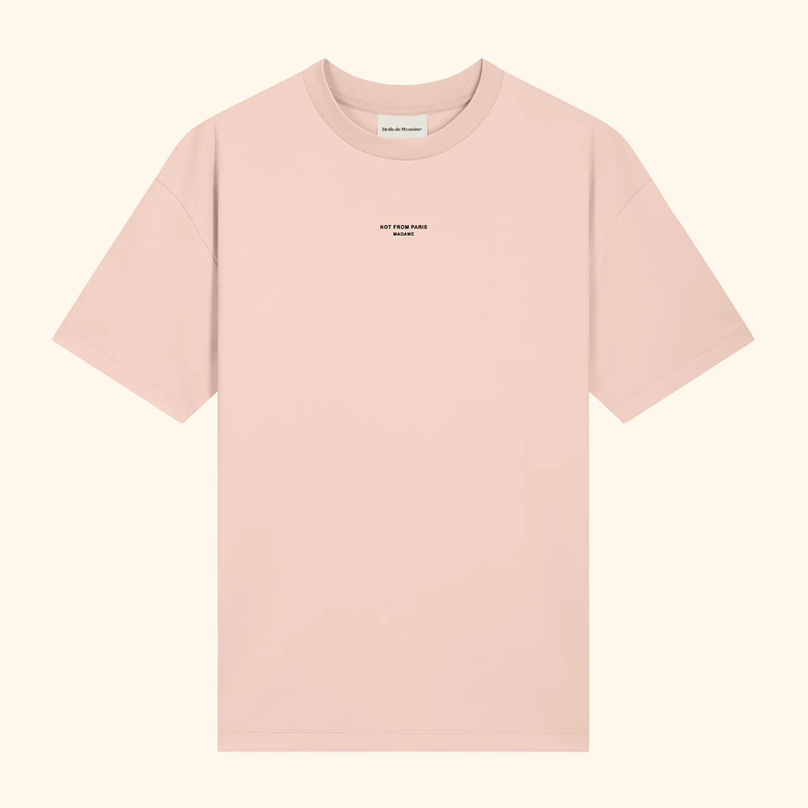 Drôle de Monsieur Men's Nfpm T-Shirt - Peach Image 1