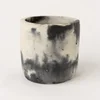 Smith & Goat Concrete Cylinder Pot - Charcoal & White - Large - Image 1
